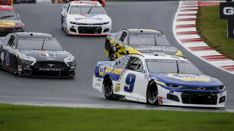 Elliott wins at Roval as champ Busch bounced from playoffs
