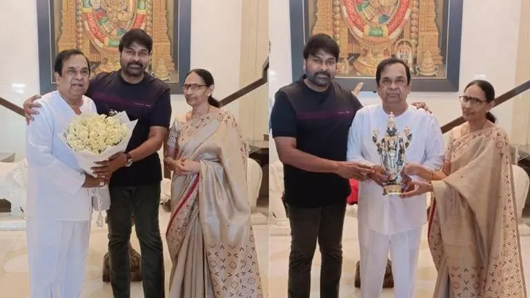 Chiranjeevi wishes Brahmanandam a happy birthday, calls him 'greatest comedian' Chiranjeevi