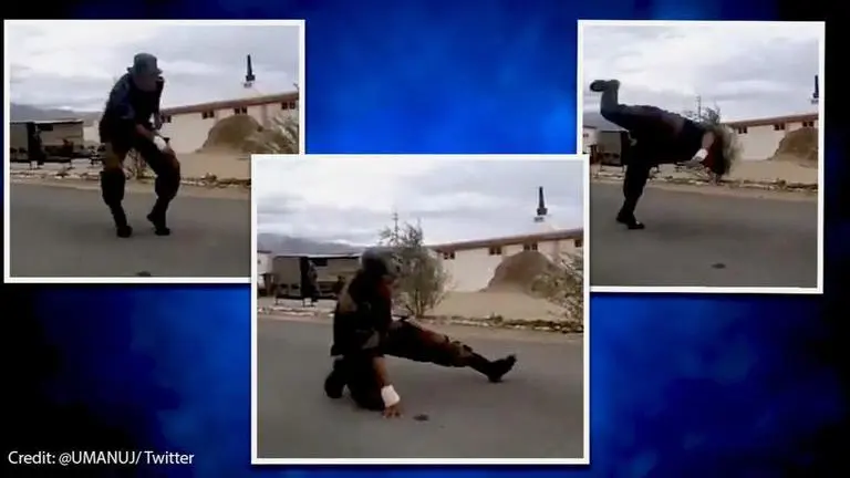 Indian army soldier dances to 'Uri' song 'Challa' in Kargil, netizens all hearts Indian Army