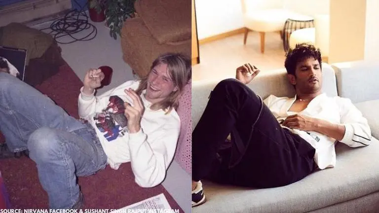Sushant Singh Rajput's bizarre connection with Kurt Cobain pointed out by paparazzi Sushant singh rajput