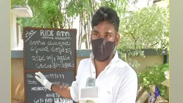 Hyderabad: HR executive starts 'Rice ATM' initiative, hopes 'no one goes to bed hungry' Hyderabad: HR executive starts 'Rice ATM' initiative, hopes 'no one goes to bed hungry'