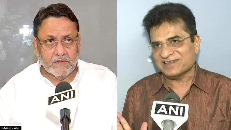 Nawab Malik attacks ex-MP Kirit Somaiya; claims 'a BJP leader will be arrested next week' Nawab Malik