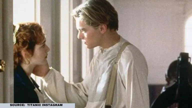 How Kate Winslet broke the ice with Leonardo DiCaprio for 'Titanic' drawing scene leonardo dicaprio
