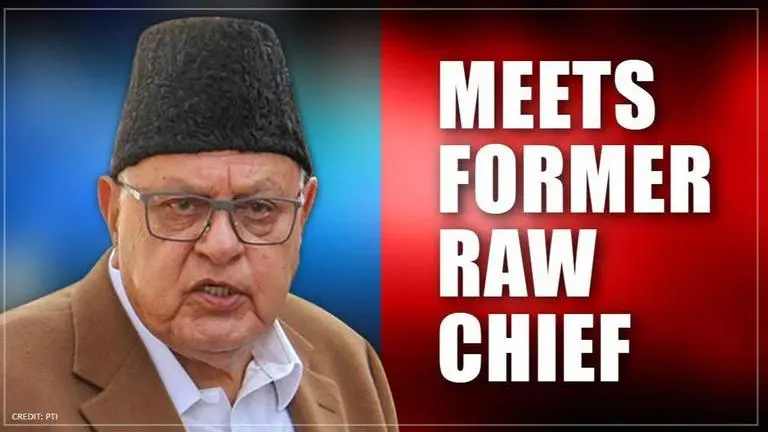 Farooq Abdullah met former RAW chief at his Srinagar residence earlier in February Abdullah