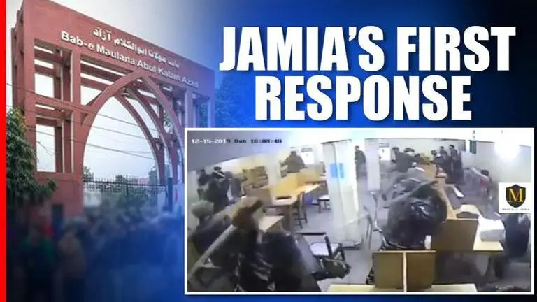 Jamia university claims 'did not release CCTV footage', states 'JCC not an official body' Jamia university