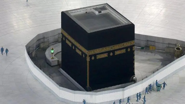 New at Saudi hajj: Bottled holy water, sterilized pebbles