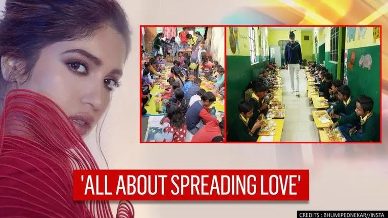 Bhumi Pednekar brings Valentine's cheer among Rishikesh children, says 'grateful for love'
