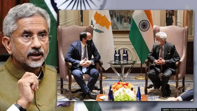 EAM Jaishankar meets Cypriot counterpart Nikos Christodoulides, discusses economic ties Jaishankar