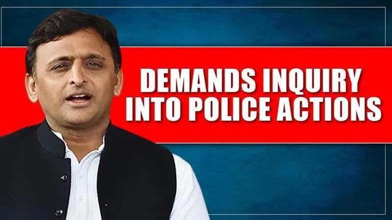 Akhilesh Yadav questions police action amid violent anti-CAA protests Akhilesh Yadav