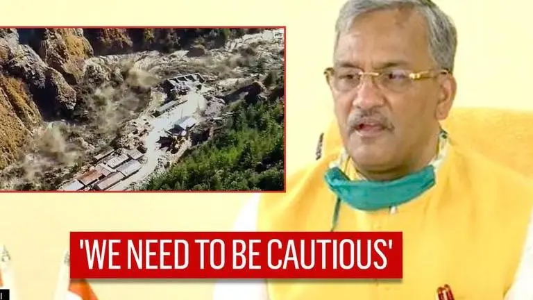 Uttarakhand disaster: 'We need to be cautious', says CM Rawat on ongoing rescue operation