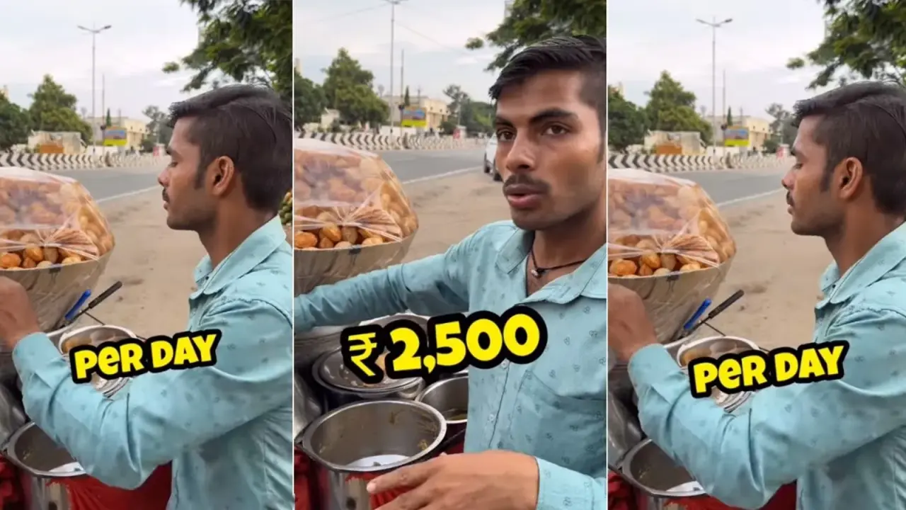 VIRAL: Daily Income Of This Pani Puri Wala Will SHOCK You, Exceeds Most Corporate Payslips - WATCH Income of pani puri wala