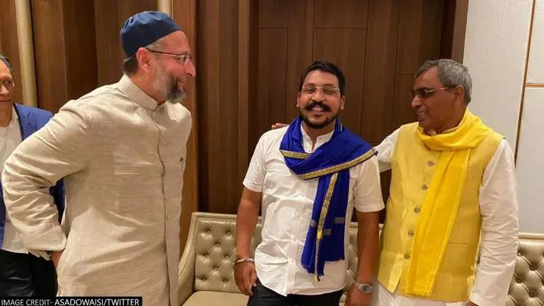 Owaisi & Rajbhar find new ally for UP polls? Meeting with Chandrasekhar Azad sparks buzz Asaduddin Owaisi, UP polls
