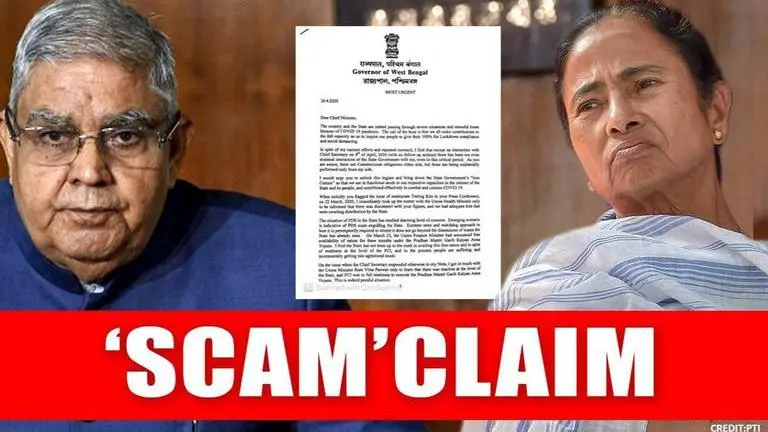 'Emerging scenario indicative of PDS scam in WB': Guv's sends huge allegation to CM Mamata West Bengal
