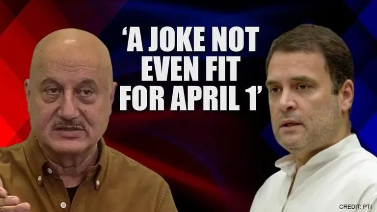 Anupam Kher laughs out loud at Chhattisgarh Congress' tweet calling Modi 'weakest PM ever' Congress