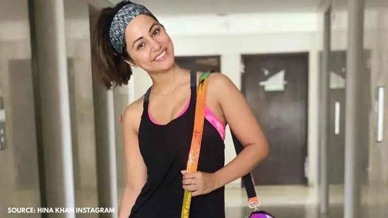 Hina Khan aces her pilates routine in her new workout video; watch Hina Khan