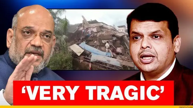 Raigad building collapse: Amit Shah speaks to NDRF chief, Fadnavis expresses 'shock' Amit Shah