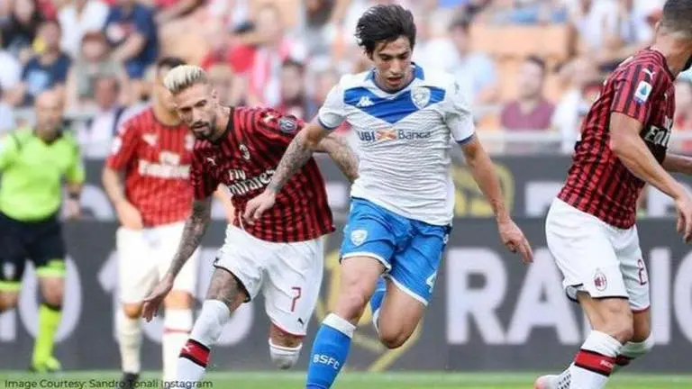 AC Milan's new signing Sandro Tonali turned down Barcelona and Man United: Brescia chief AC Milan