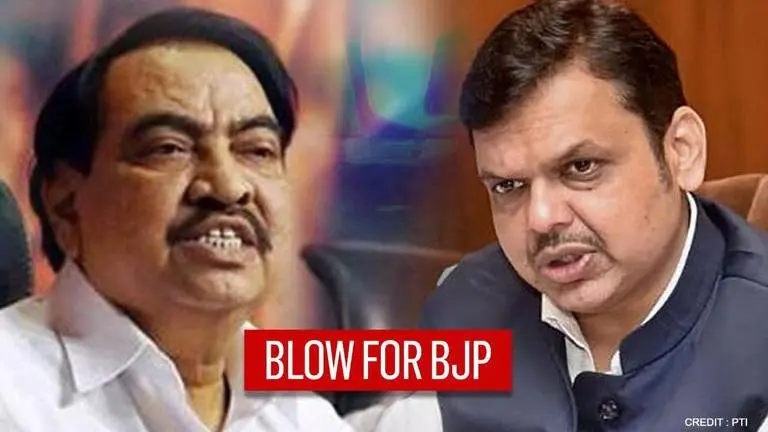 'Upset' with Fadnavis, senior BJP leader Eknath Khadse quits party; to join NCP on Oct 23 Eknath Khadse
