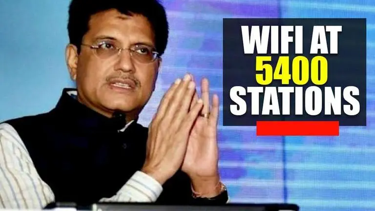 Piyush Goyal congratulates RailTel for bringing Wi-Fi to over 5,400 stations Piyush