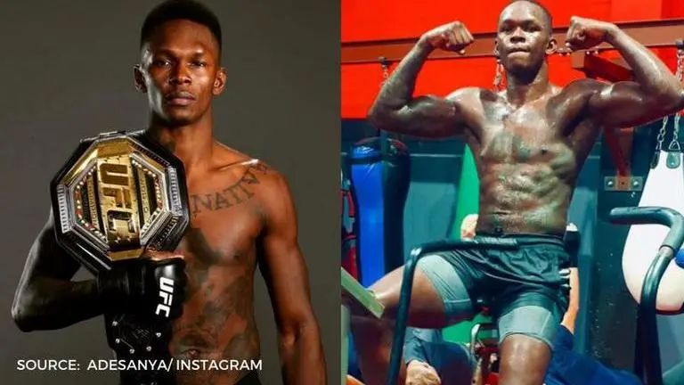 Israel Adesanya shows off light heavyweight physique as he trains to face Jan Blachowicz Israel Adesanya