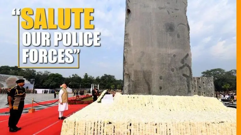 PM Modi salutes forces on the occasion of Police Commemoration Day PM Modi
