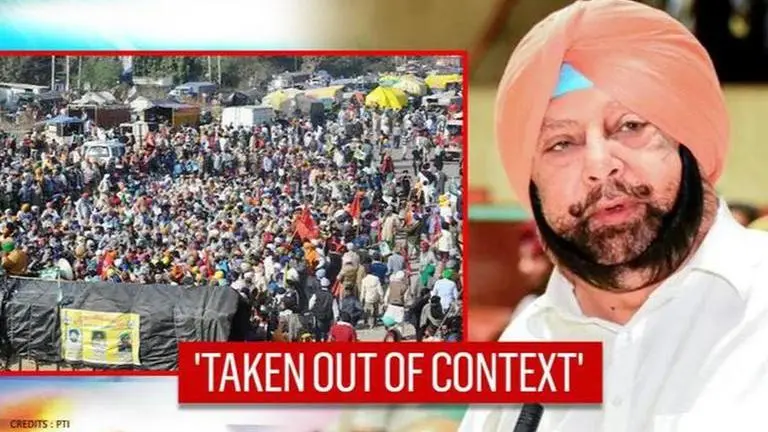 'Remarks on Farm Laws mischievously taken out of context,' says Punjab CM Amarinder Singh