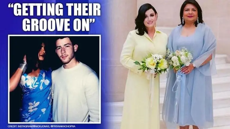 Nick Jonas has cute Mother's Day wish for mom & Madhu Chopra; watch duo's goofy dance