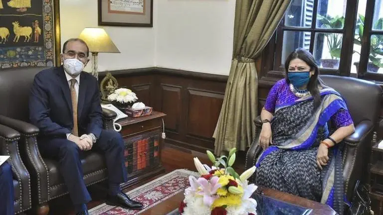 MoS Meenakshi Lekhi discusses bilateral ties with Egypt Ambassador MoS Lekhi