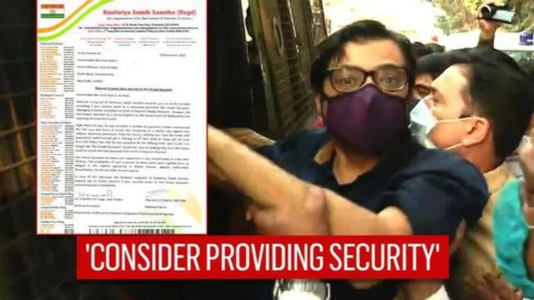 Rashtriya Sainik Sanstha requests Zplus security for Arnab; Ex-servicemen write to HM Shah Rashtriya Sainik Sanstha