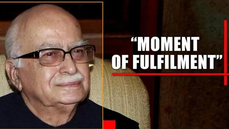 LK Advani hails SC's Ayodhya verdict as a 'moment of fulfilment' Ayodhya verdict