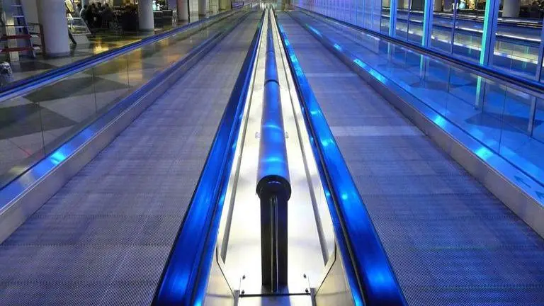 Woman's leg is amputated after being trapped under moving walkway in Thai airport Moving walkway