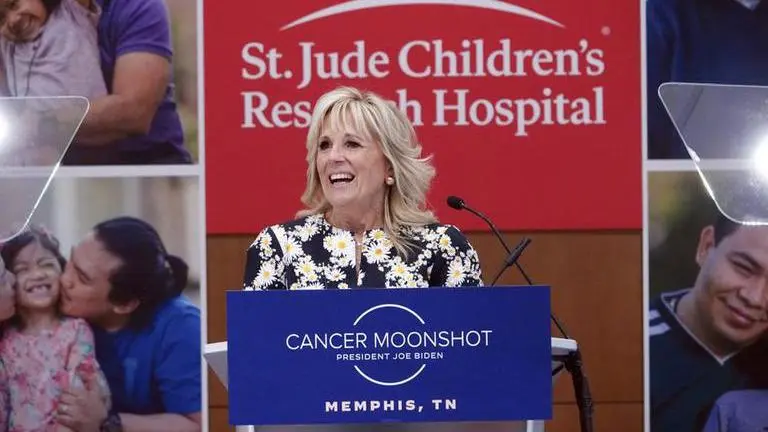 US First Lady Jill Biden visits Tennessee hospital to meet Ukrainian children with cancer US first lady