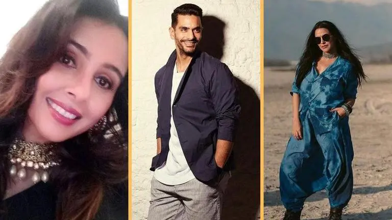 Angad Bedi defends wife Neha Dhupia, calls her 'product of hard work' and 'front runner' Angad Bedi