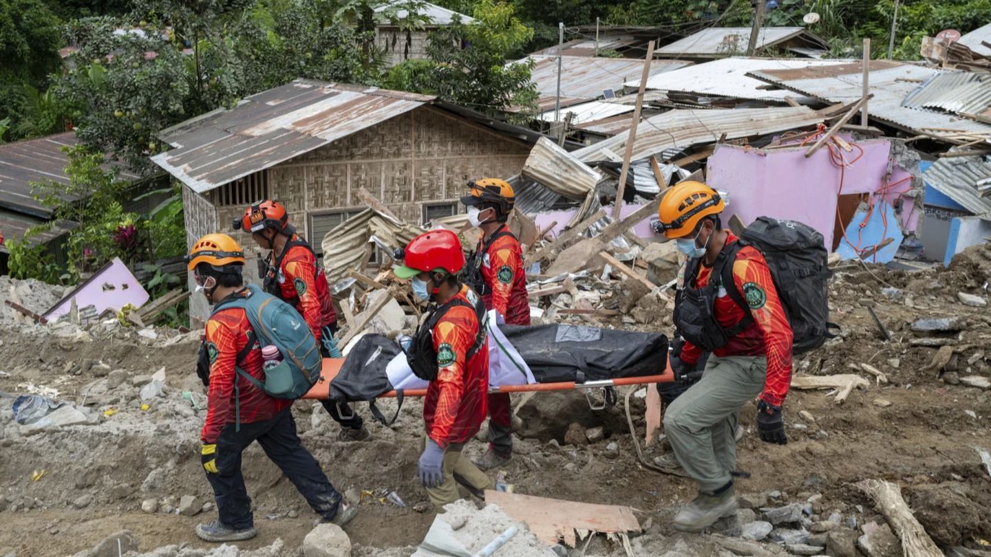 More Than 50 Dead, Dozens Missing In Philippines Landslide; Search ...