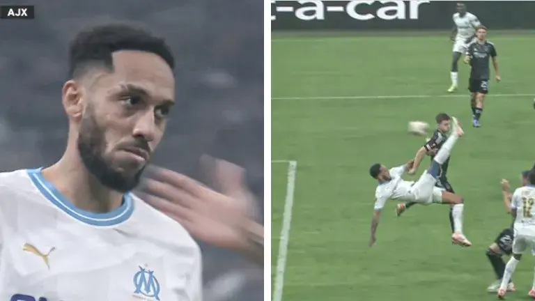 Aubameyang's spectacular overhead kick lights up Europa League clash against Ajax-Watch Aubameyang