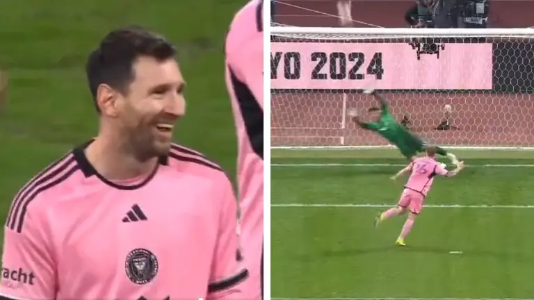 Vissel Kobe beats Inter Miami as Lionel Messi cracks up upon his teammate's penalty miss - WATCH Lionel Messi