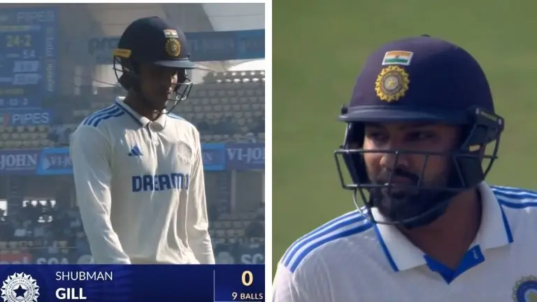WATCH | Even Rohit Sharma fails to hide HIS FRUSTRATION with Shubman Gill after he gets out on DUCK Rohit Sharma and Shubman Gill