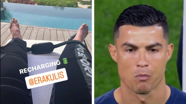 ‘Price you pay for being an all-timer’: Concerns rise over Ronaldo's feet as fans praise dedication Cristiano Ronaldo