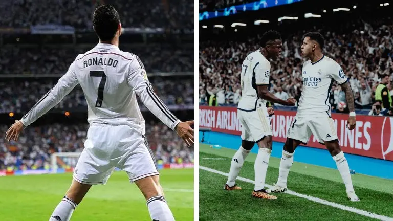 Cristiano Ronaldo and Rodrygo