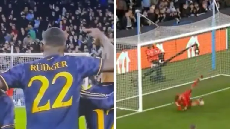 Real Madrid's Rudiger helps Lunin in penalties to secure UCL quarterfinals against Man City-WATCH Antonio Rudiger provided strategic guidance to Andriy Lunin