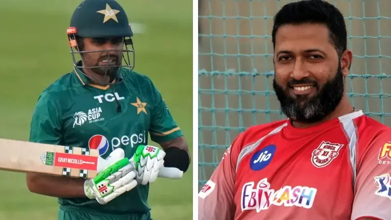 Babar Azam and Wasim Jaffer