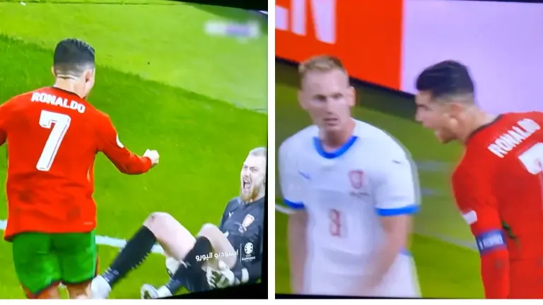VINTAGE CR7!!! Cristiano Ronaldo taunts Czech Republic players post Portugal's 2-1 win in Euro 2024 Cristiano Ronaldo