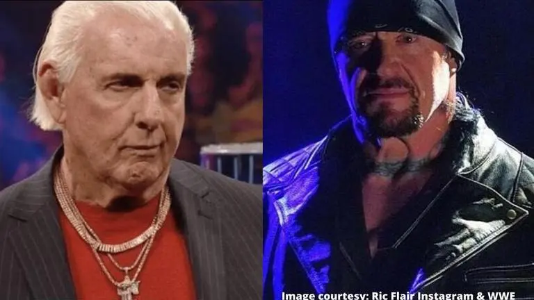 Ric Flair claims The Undertaker is 'afraid of him' in real life for his crazy stunts Ric Flair