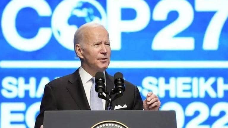 Joe Biden at COP27 apologises for US withdrawal from the Paris Climate ...