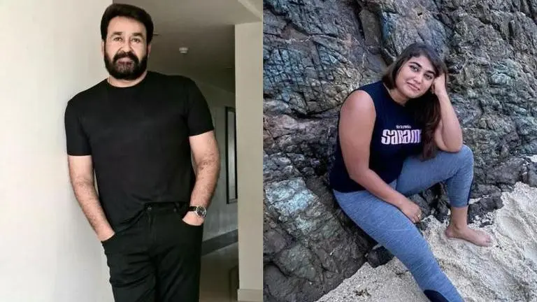 Mohanlal's daughter Vismaya shares pictures of her weight loss; thanks her coach Mohanlal