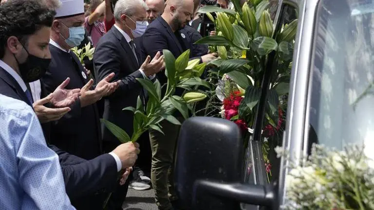 Srebrenica victims brought to memorial centre massacre ,Genocide