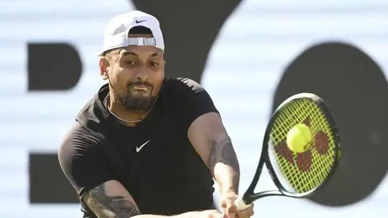 Nick Kyrgios' comeback ends as Australian tennis star withdraws from Halle Open with knee injury