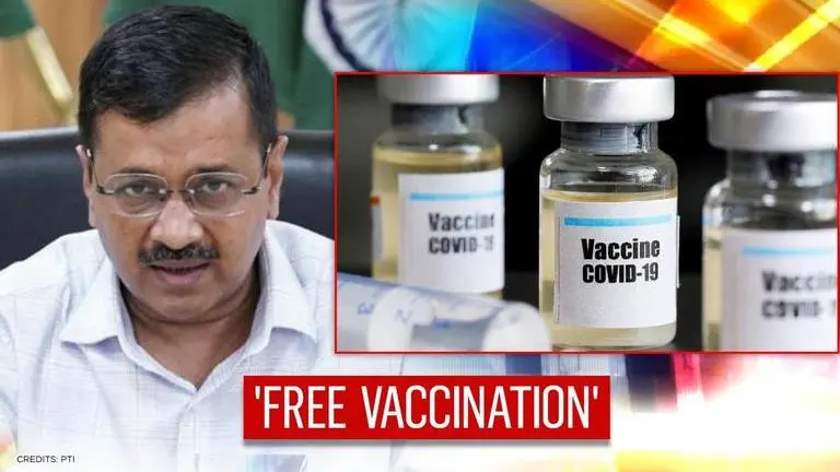CM Kejriwal promises free COVID vaccine in Delhi if Centre fails to do so Kejriwal