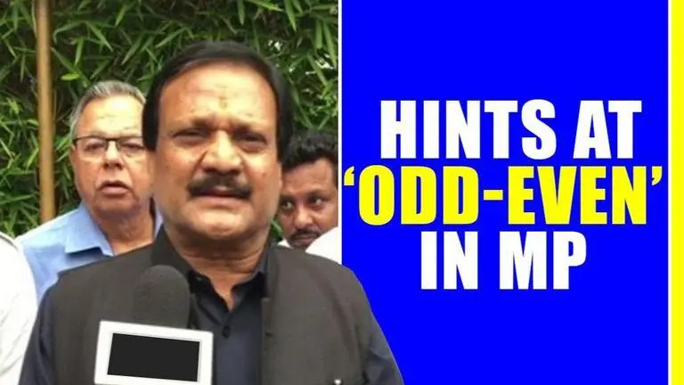 Madhya Pradesh Minister: 'Odd-Even formula could be applied here' Odd-Even