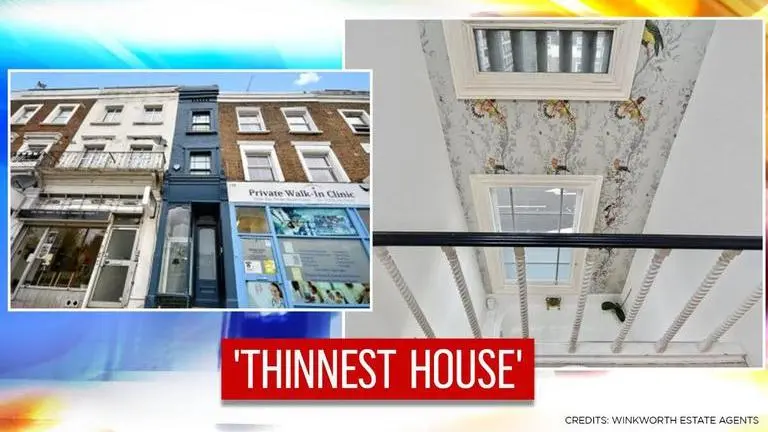 London's narrowest house constructed in Victorian era goes on sale